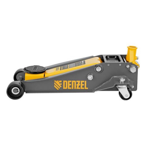 Домкрат гидравлический подкатной, 3 т, 125-470 мм, быстрый подъем, проф. Denzel-Tehinstrument