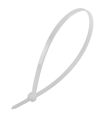 Хомуты нейлоновые (стяжки) белые 100 шт. Вихрь 4,8*300 Б-Tehinstrument