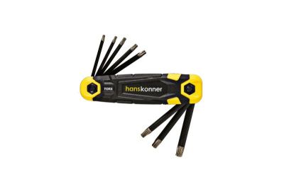 Набор ключей TORX, 8шт, T9-T40, S2, Hanskonner-Tehinstrument