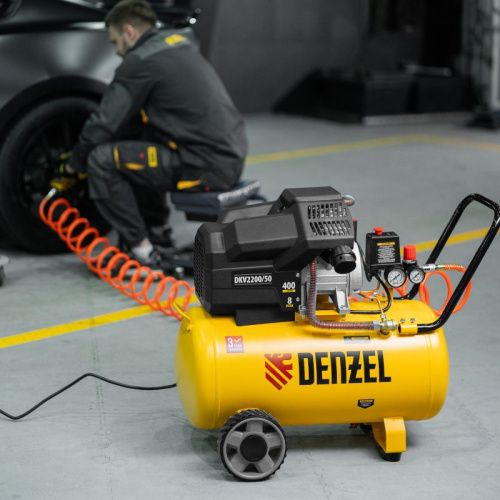 Компрессор воздушный Denzel DKV2200/50, Х-PRO-Tehinstrument
