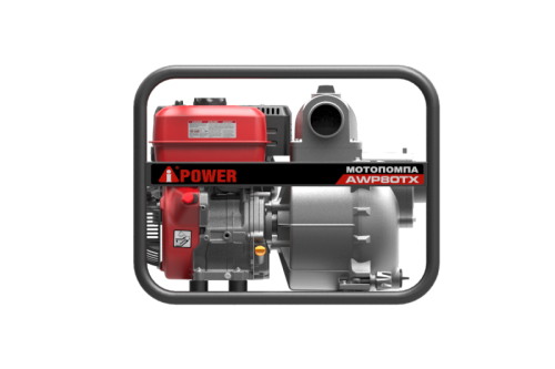 Бензиновая мотопомпа для сильнозагрязнённой воды AWP80TX, A-iPower-Tehinstrument