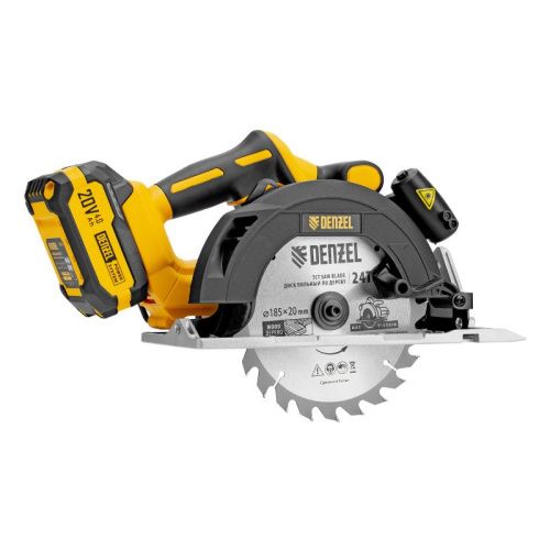 Пила циркулярная аккумуляторная бесщеточная Denzel CCSH-BL-20-185-Tehinstrument