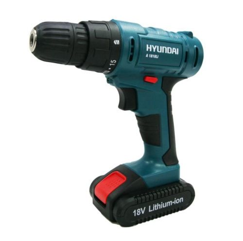 Аккумуляторный шуруповерт Hyundai A 1810Li (аккумуляторная дрель-шуруповерт Хендай 1810)-Tehinstrument