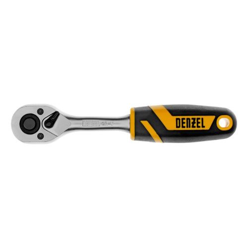 Ключ-трещотка 1/4", 90 зубьев, с быстрым сбросом, CrV Denzel-Tehinstrument