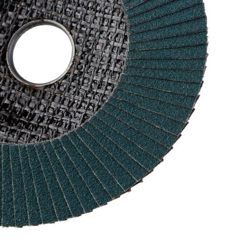 Круг зачистной лепестковый ЦИРКОНИЕВЫЙ, конический 125х22, зерно 120, Hanskonner-Tehinstrument