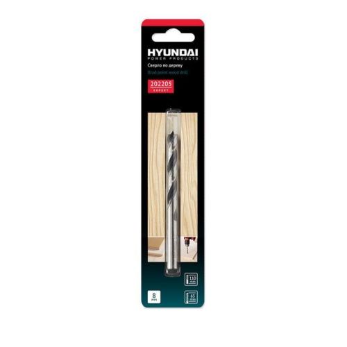 Сверло по дереву 8,0X110 мм Hyundai-Tehinstrument