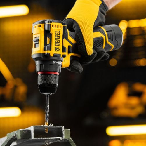 Дрель-шуруповерт аккумуляторная бесщет. CDH-BL-12, Li-Ion, 12 В Denzel-Tehinstrument