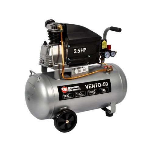 Компрессор поршневой масляный QUATTRO ELEMENTI VENTO-50-Tehinstrument