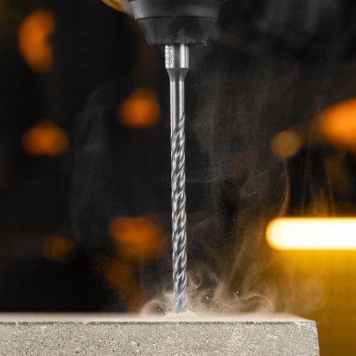 Бур по бетону, цельная крестовая пластина, 6x165 мм, SDS PLUS Denzel-Tehinstrument