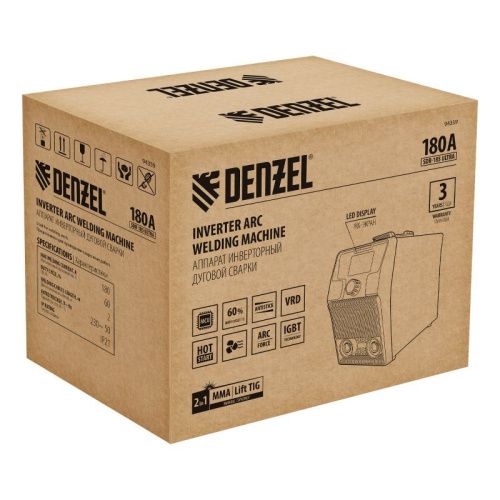 Инверторный сварочный аппарат Denzel SDR-185 Ultra-Tehinstrument