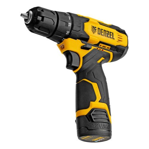 Аккумуляторный шуруповерт Denzel CDQ-12, Li-Ion, 12 В-Tehinstrument