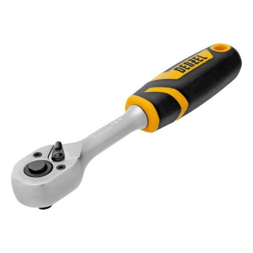 Ключ-трещотка 1/4", 90 зубьев, с быстрым сбросом, CrV Denzel-Tehinstrument
