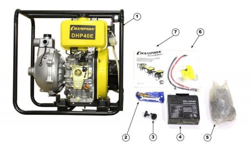 Мотопомпа Champion DHP40E (мотопомпа Чемпион DHP40E)-Tehinstrument