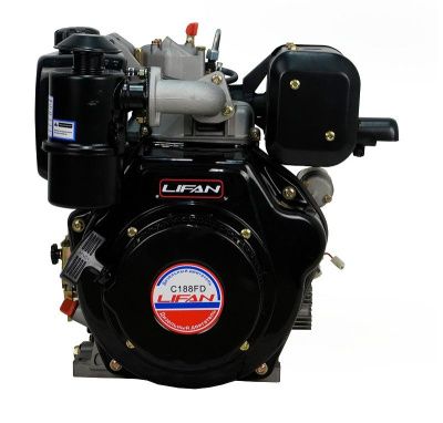 Двигатель Lifan Diesel 188FD, вал ?25,4мм, катушка 6 Ампер-Tehinstrument