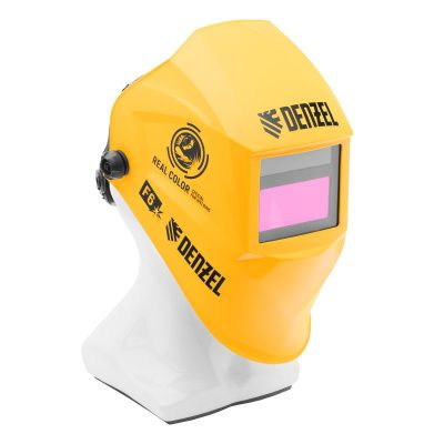 Щиток защитный лицевой (маска сварщика) F6, см. окно 93х43, Real Color, DIN4/5-8/9-13// Denzel-Tehinstrument