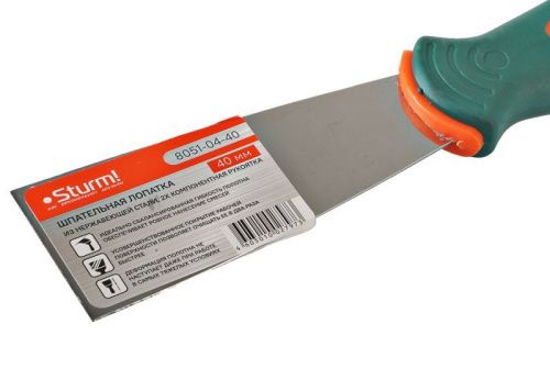 Шпательная лопатка 40 мм, 2-х компонентная рукоятка  Sturm-Tehinstrument