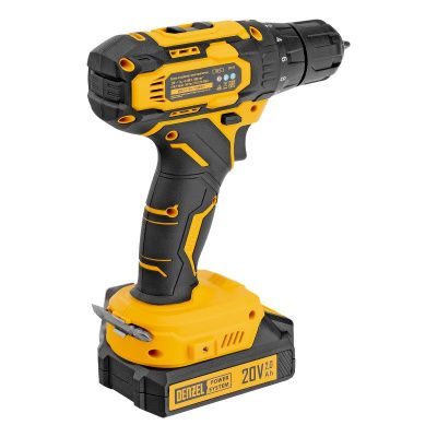 Аккумуляторный шуруповерт Denzel CDQ-20, Li-Ion, 20 В-Tehinstrument