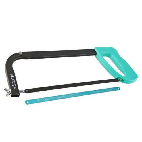 Ножовка по металлу с дополнительным полотном, 300мм, серия Кулибин,  Sturm-Tehinstrument