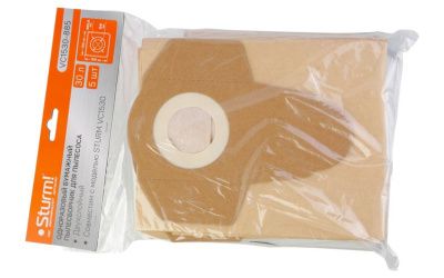 Бумажные мешки для пылесосов 30л  Sturm, 5шт/уп-Tehinstrument