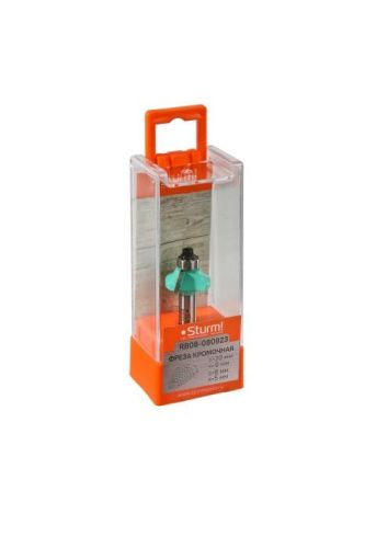 Фреза кромочная калевочная с подшипником 9,5 мм, dxhxl 23x9x52 мм, хв.8  Sturm-Tehinstrument