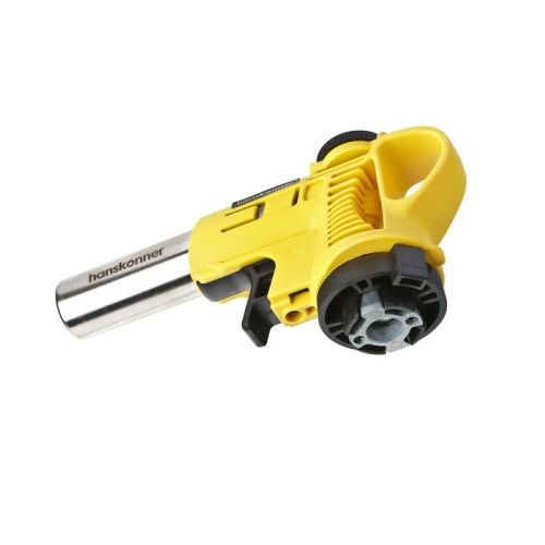 Горелка газовая, пьезоподжиг, керамика в сопле, защита от вспышек, hanskonner-Tehinstrument