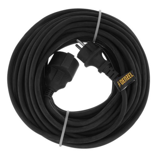 Удлинитель-шнур силовой Top Series, КГТТ, 20м, 1 розетка, 3 x 1,5 мм, 3 м Denzel-Tehinstrument