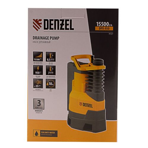 Дренажный насос Denzel DPХ950, Х-Pro-Tehinstrument