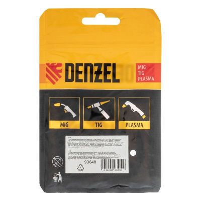 Токосъемный наконечник под проволоку 1,2 мм, М6х28, E-CU, 20 шт для MIG горелки тип 24 Denzel-Tehinstrument