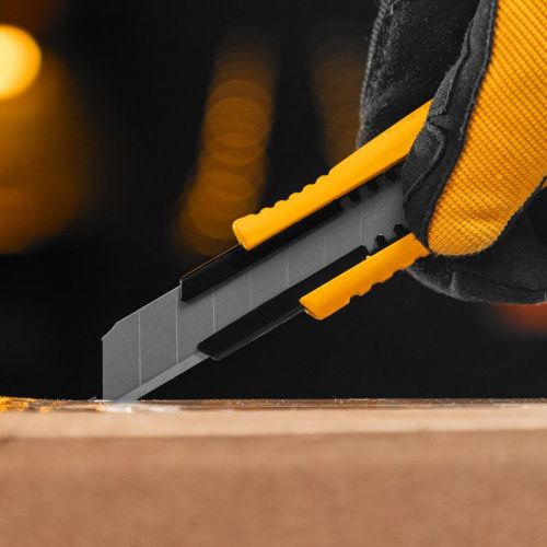 Лезвия, 18 мм, сталь SK5 - 0,6 мм, усиленные, 5 штук Denzel-Tehinstrument