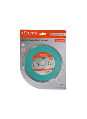 Алмазный диск, влажная резка, непрерывный 180мм  Sturm-Tehinstrument