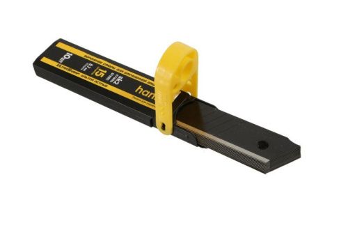 Лезвия 18мм, 10шт, оксидированные, SK2 сталь, толщина 0.7мм, Hanskonner-Tehinstrument