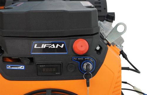 Двигатель Lifan LF2V80F-A (4500), вал ?25мм, катушка 20 Ампер датчик давл./м, м/радиатор, счетчик моточасов-Tehinstrument