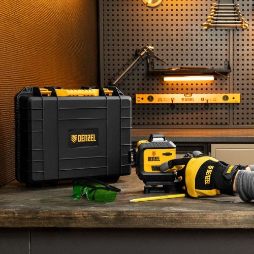 Лазерный уровень мультипризм. Denzel LXI 360-2 Green-Tehinstrument