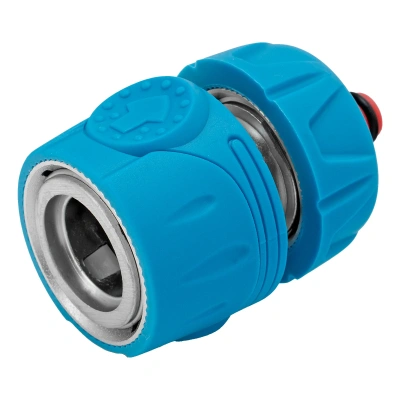 Соединитель быстросъемный 1/2", аквастоп, алюминий, TPR, LUXE Palisad-Tehinstrument