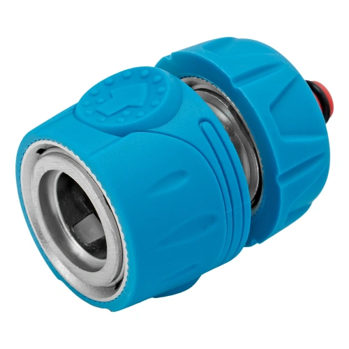 Соединитель быстросъемный 1/2", аквастоп, алюминий, TPR, LUXE Palisad-Tehinstrument