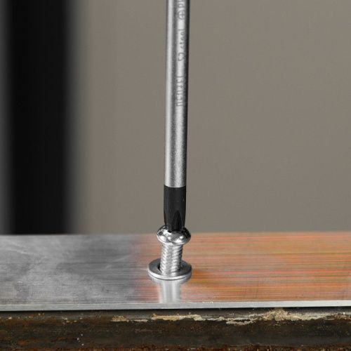 Отвертка, PH2х100 мм, S2, 3к рукоятка Denzel-Tehinstrument