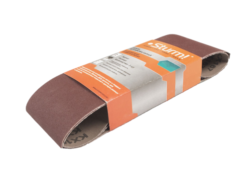 Шлифлента универсальная, 100х610мм, P120, 3 шт, для ЛШМ, х/б ткань,  Sturm-Tehinstrument