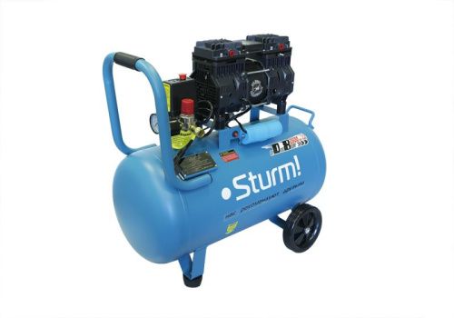AC93250OL Компрессор воздуш.безмасл. Sturm 1,5кВт, 240л/мин, ресивер 50л,  бесшум.,"профи"-Tehinstrument