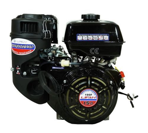 Двигатель Lifan 190F, вал ?25мм, катушка 3 Ампера (фильтр "зима-лето")-Tehinstrument
