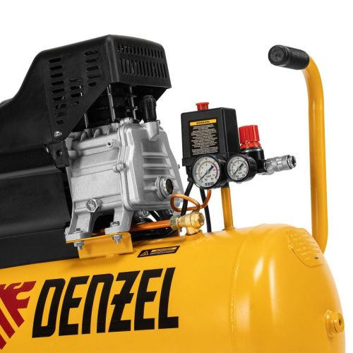 Компрессор воздушный, прямой привод DC1500/50, 1.5 кВт, 50 литров, 220 л/мин Denzel-Tehinstrument