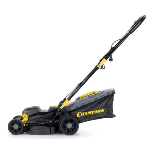 Газонокосилка эл. CHAMPION EM3414 (1,4 кВт травосб. 35л ширина 340мм 20-70мм, 10,7кг)-Tehinstrument