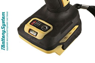 Аккумуляторный ударный гайковерт Hanskonner HCD20600BL 1BatterySystem-Tehinstrument