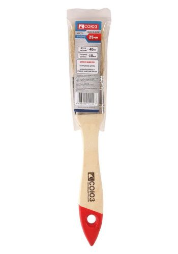 Кисть плоская Standard 1" (25 мм), натуральная щетина СОЮЗ-Tehinstrument