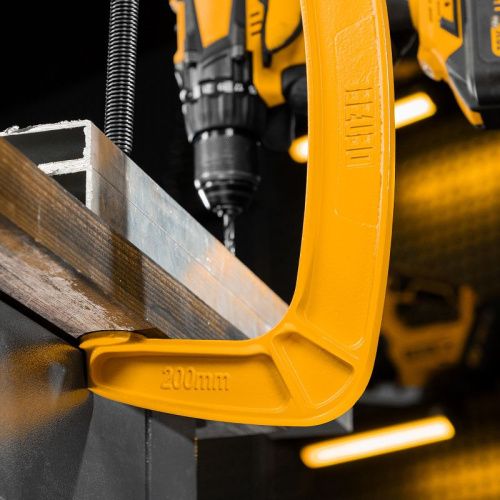 Струбцина G-образная, усиленная, 200 мм Denzel-Tehinstrument