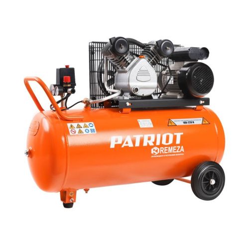 Компрессор поршневой ременной Patriot Remeza СБ4/С-100 LB-Tehinstrument