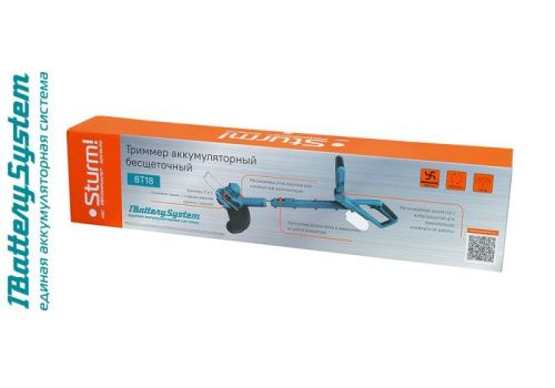 Аккумуляторные триммеры  Sturm BT18 1BatterySystem-Tehinstrument