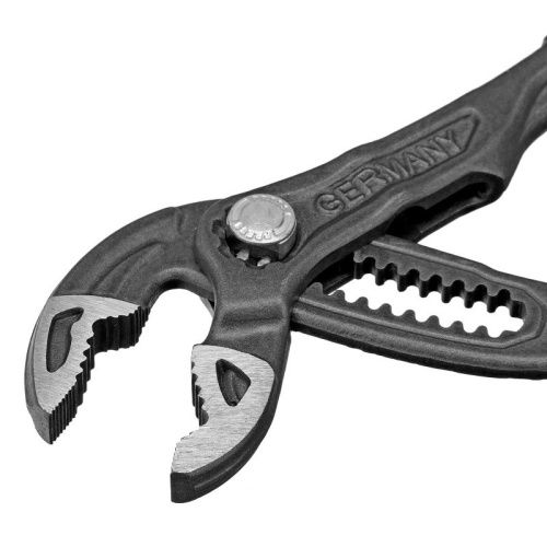 Клещи переставные, кнопочный механизм, обливные рукоятки, 250 мм Denzel-Tehinstrument