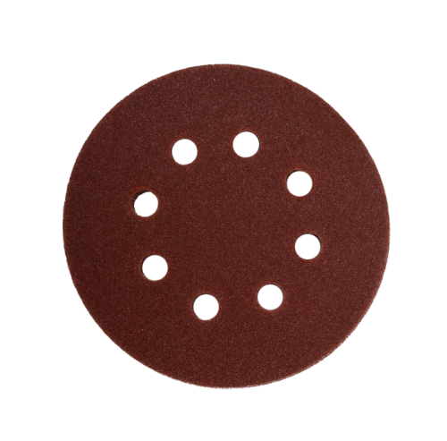 Круги шлифовальные на липучке 125мм, P80, 8 отв. (5 шт) Вихрь-Tehinstrument