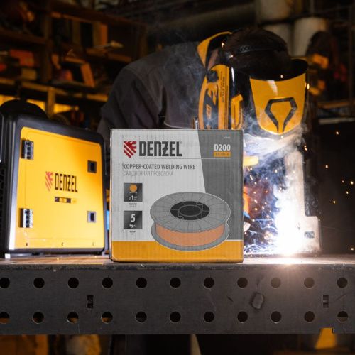 Омедненная проволока ER70S-6, диам. 1 мм, 5 кг, диам. катушки D200 Denzel-Tehinstrument