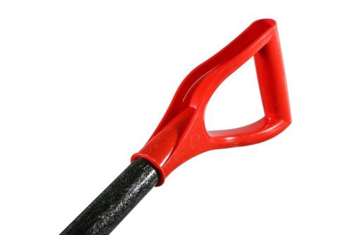 Лопата снегоуборочная 49х35 см, морозостойкий пластик, фибергласовый черенок  Sturm-Tehinstrument